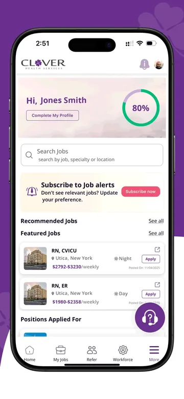 The whole career in one app